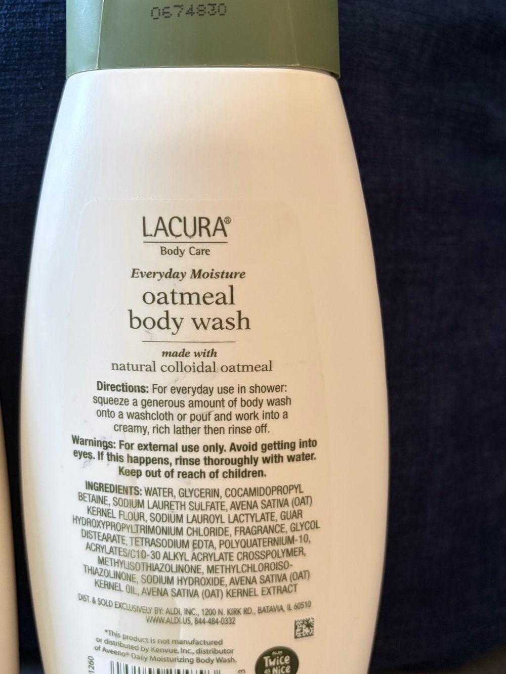 Oatmeal Body Lotion & Body Wash - Green/White - Picture 5 of 8